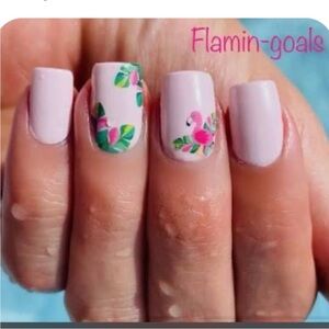 Color Street nail polish strips, easy peel and apply FLAMIN-GOALS FDC286 NIP